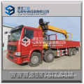 XCMG 14T boom crane Sinotruk-howo 8x4 telescopic boom truck mounted crane